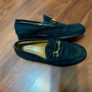 Gucci Black Loafers with Horsebit buckle